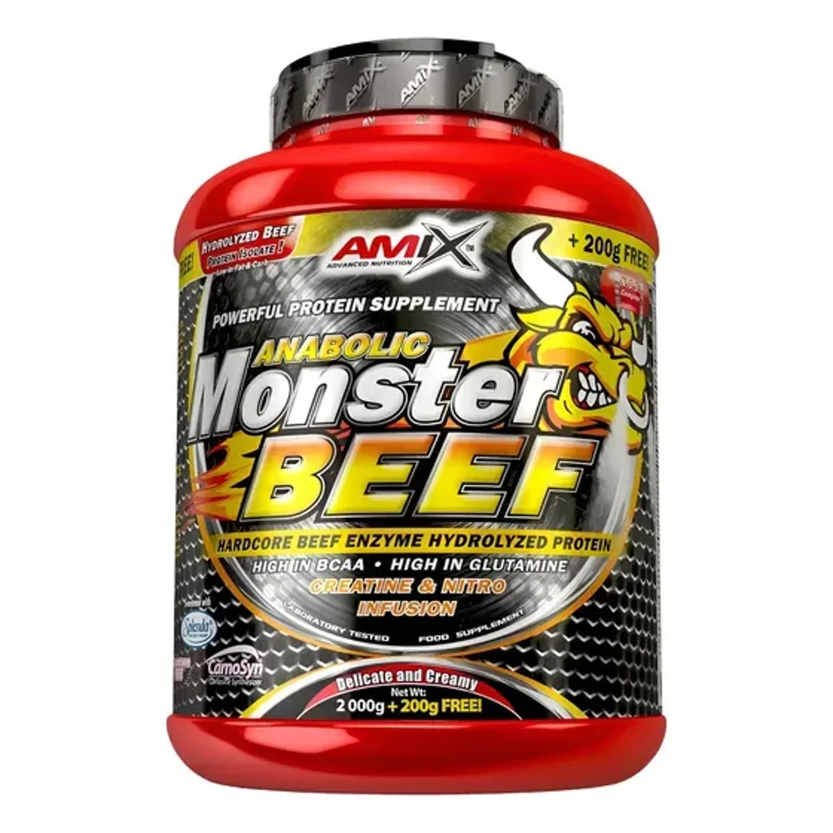 Envase de proteína de carne Amix Anabolic Monster Beef